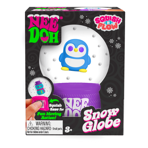 NeeDoh Squish N Flow Snow Globe 1AJT